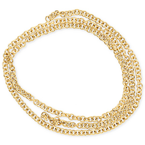 Roestvrij stalen (RVS) stainless steel onderdelen buigring Gold