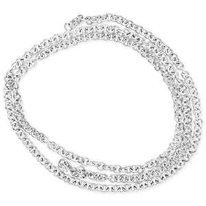 Roestvrij stalen (RVS) stainless steel onderdelen buigring Silver