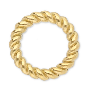 Roestvrij stalen (RVS) stainless steel onderdelen dichte ring 10mm Gold