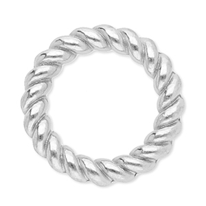 Roestvrij stalen (RVS) stainless steel onderdelen dichte ring 10mm Silver