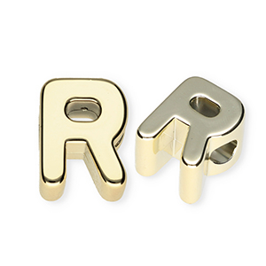 Letterkralen van acryl letter R Gold