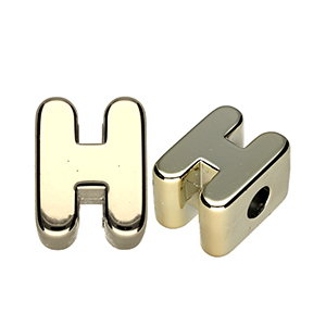 Letterkralen van acryl letter H Gold
