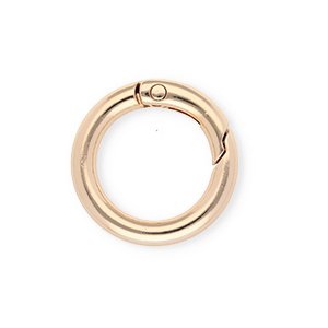 Onderdelen sleutelhanger ring Light rose gold