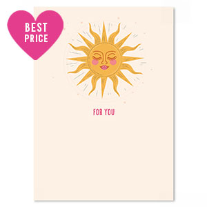 Sieraden kaartjes "for you" White-yellow