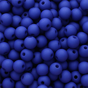 6 mm acryl kralen Royal blue