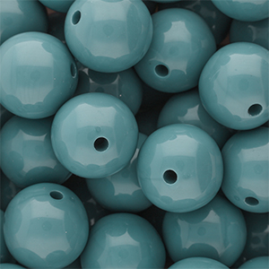 18 mm DQ acryl kralen shiny Cameo blue 15-4414 TCX