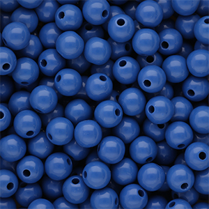 10 mm DQ acryl kralen shiny Dazzling blue 18-3949 TCX