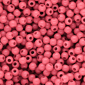 4 mm DQ acryl kralen shiny Pink lemonade 16-1735 TCX