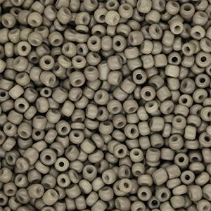 Glaskralen Rocailles 8/0 (3mm) Khaki