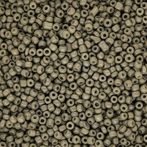 Glaskralen Rocailles 12/0 (2mm) Khaki