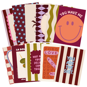 BY31&reg; Sieraden kaartjes assorti Multicolour