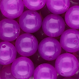16 mm DQ&reg; acryl kralen shiny Purple