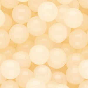12 mm DQ&reg; acryl kralen shiny Light peach