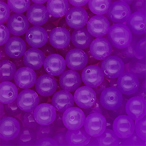 10 mm DQ&reg; acryl kralen shiny Purple
