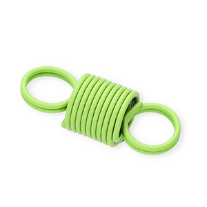 Gekleurde onderdelen spiraalveer connector Green