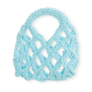 Handgemaakte gehaakte tasjes Light blue