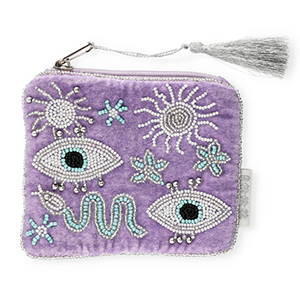 BY31&reg; Etui mystiek Purple-white-turquoise blue-silver