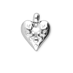BY31&reg; Roestvrij stalen (RVS) Stainless steel bedels hart Gold