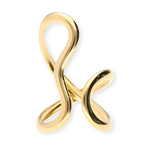 Roestvrij stalen (RVS) Stainless steel ringen Gold