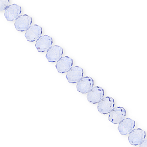 Top Facet kralen 6x5mm disc Blue