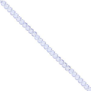 Top Facet kralen 3x2mm disc Blue