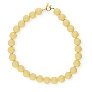BY31&reg; 16mm acryl kralenkettingen shiny Pastel yellow 11-0616 TPG-gold