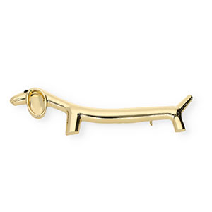 Broches teckel Gold
