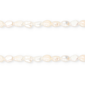 TQ zoetwaterparels nugget ovaal 7-8mm Natural white