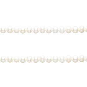 TQ Zoetwaterparels rond 5 mm Natural white