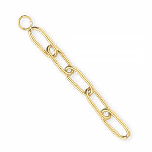 BY31&reg; Roestvrij stalen (RVS) Stainless steel jasseron bedels ankerketting Gold