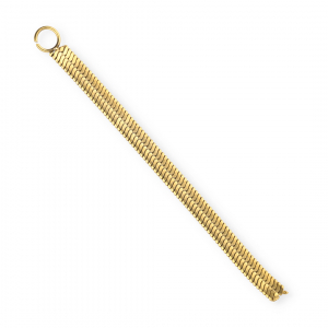 BY31&reg; Roestvrij stalen (RVS) Stainless steel jasseron bedels snake Gold