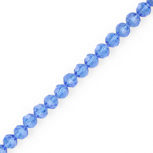 Top Facet kralen rond 6 mm Sky blue