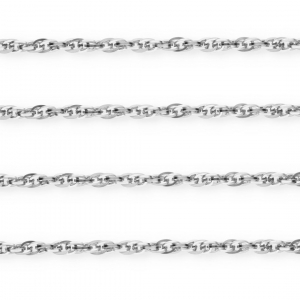 Roestvrij stalen (RVS) Stainless steel onderdelen jasseron twist Silver