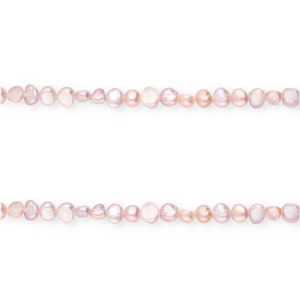 Imperfecte zoetwaterparels nugget 4-5mm Lilac rose