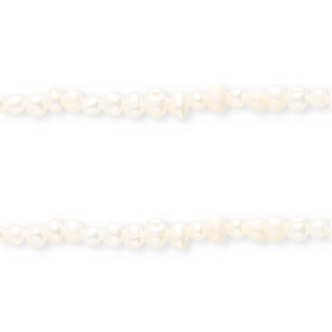Imperfecte zoetwaterparels nugget Natural white