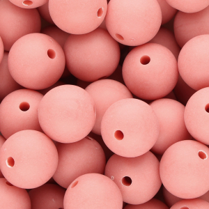 16 mm DQ Acryl kralen Coral red