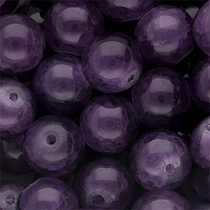 12 mm glaskralen Purple