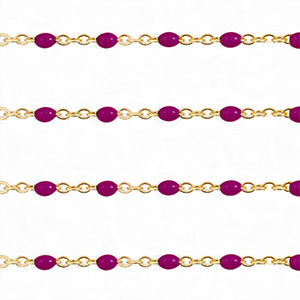 Roestvrij stalen (RVS) Stainless steel onderdelen jasseron 1mm Purple-gold