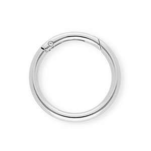 Onderdelen sleutelhanger clasp ring Silver