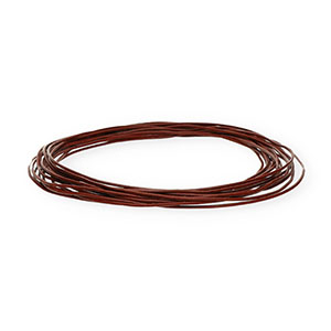 leer rond 1mm Dark bordeaux