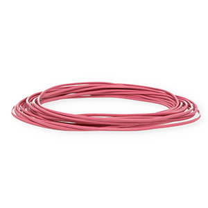 leer rond 1,5mm Pink