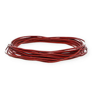 leer rond 1,5mm Red