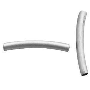 Onderdelen DQ metaal tube 4x30mm Antiek zilver 