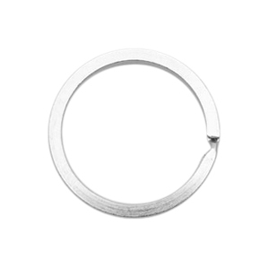 Sleutelhangers ring 25mm Antiek zilver