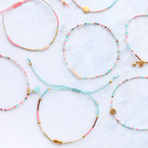 Minimalistisch met Miyuki en gouden details