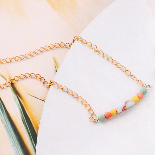 DIY: een complete sieradenset in Ibiza stijl met matching sieraden van natuuursteen kralen