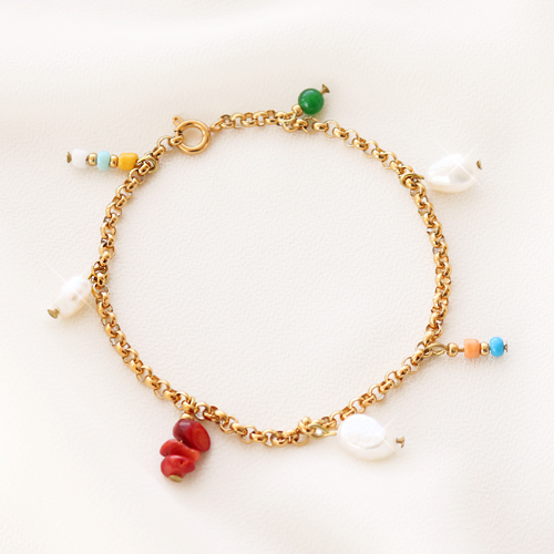 Zomerse sieraden met zoetwaterparel nuggets