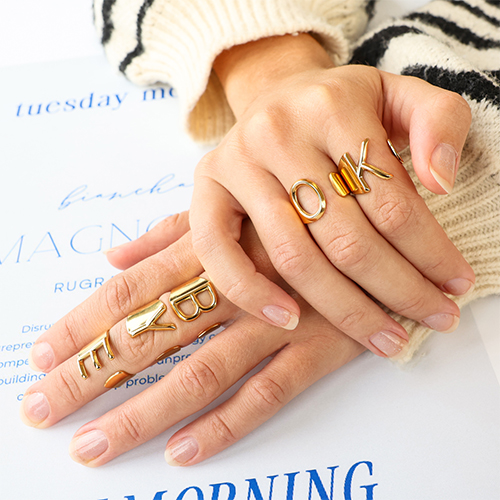 Stijlvolle roestvrij stalen ringen