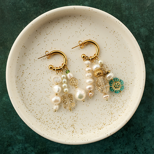 Mix & match met acryl kralen en gouden details