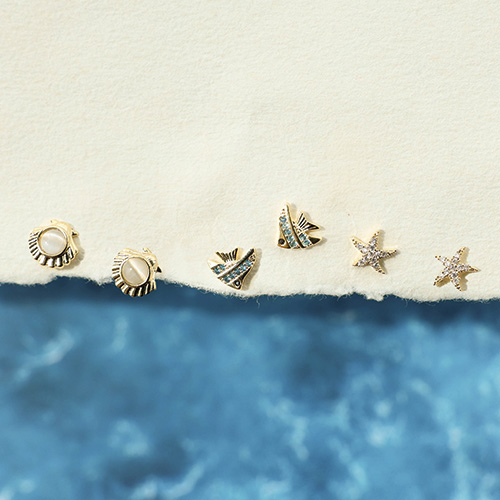 Cre&euml;er een zomerse collectie met brass TQ metaal oorbellen